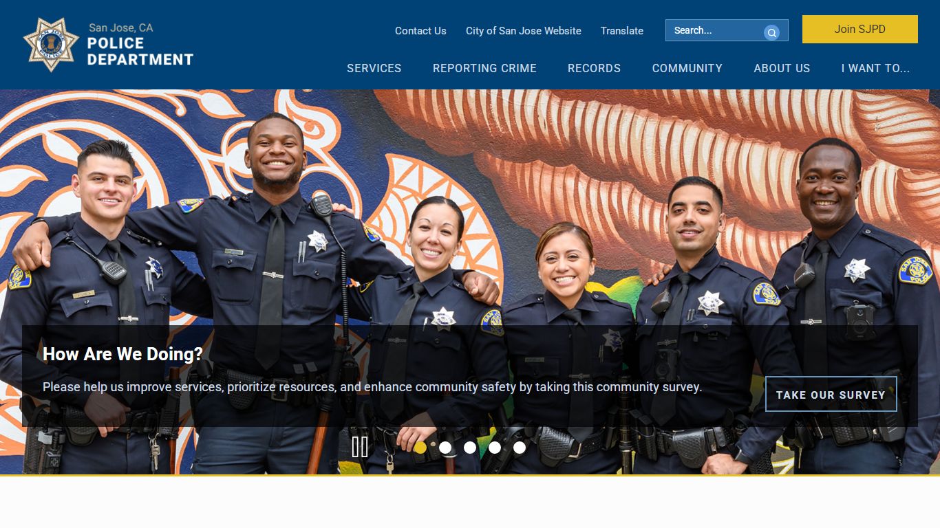 San Jose Police Department, CA | Home